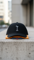 Monochrome Cap With Hidden Logo